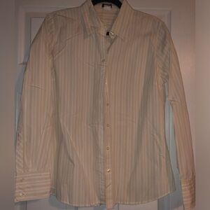 J Crew women’s button up, size large. Good condition